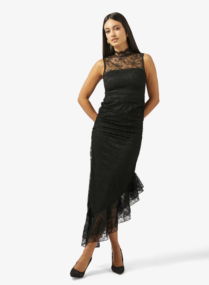Style Cheat Lace Detailed Maxi Dress - Image 1